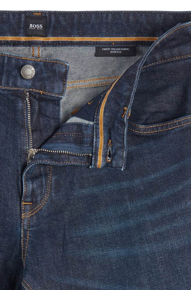 Hugo Boss Regular-fit jeans Blå | jAq6Us6H