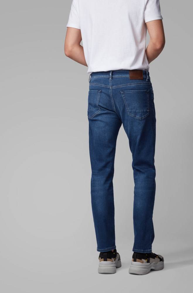 Hugo Boss Regular-fit jeans Blå | nrHrIKCa