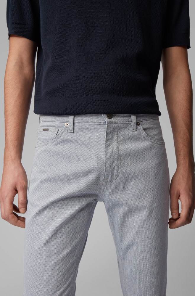 Hugo Boss Regular-fit jeans Blå | oNtYHYIk