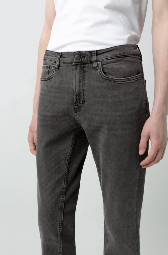 Hugo Boss Regular-fit jeans Grå | k6khgxCs