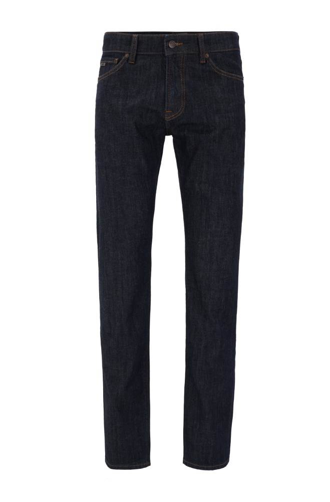 Hugo Boss Regular-fit jeans Mørke Blå | 5JbdiFa5