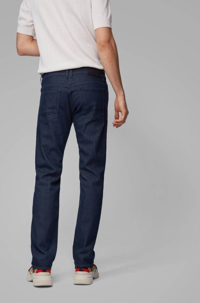 Hugo Boss Regular-fit jeans Mørke Blå | 6UdNSYP0