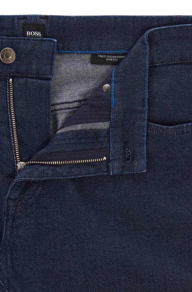 Hugo Boss Regular-fit jeans Mørke Blå | 6UdNSYP0