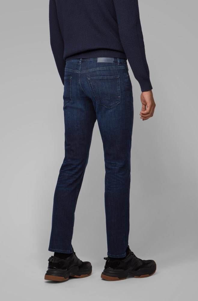 Hugo Boss Regular-fit jeans Mørke Blå | 6p8NYuu1