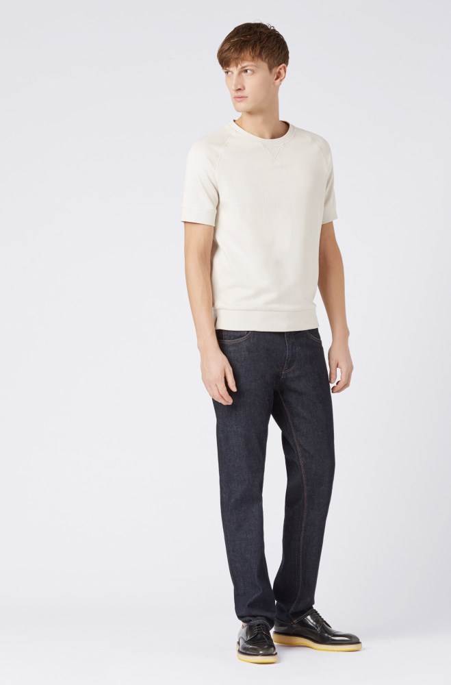 Hugo Boss Regular-fit jeans Mørke Blå | It7OUMcX