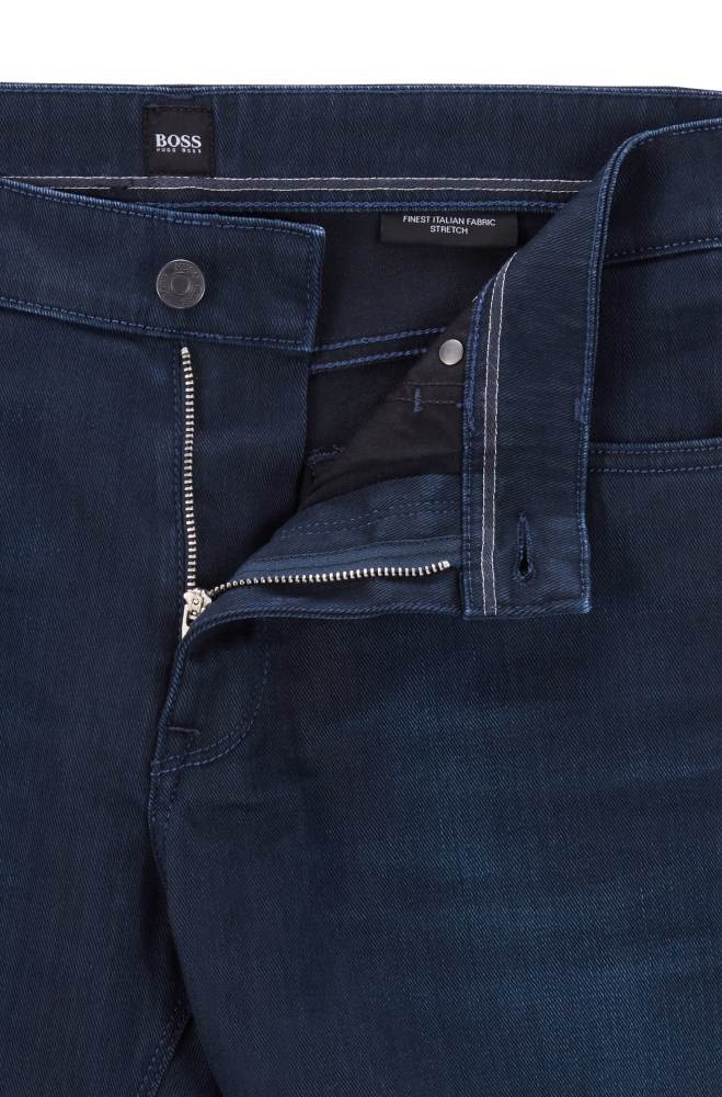 Hugo Boss Regular-fit jeans Mørke Blå | LjaXEXkI