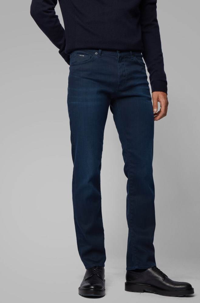 Hugo Boss Regular-fit jeans Mørke Blå | LjaXEXkI