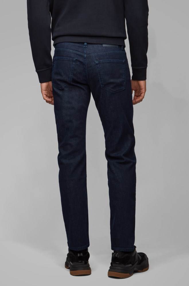 Hugo Boss Regular-fit jeans Mørke Blå | MTTdoLhf