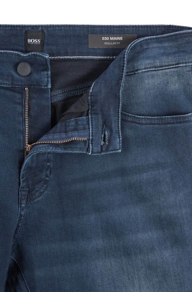 Hugo Boss Regular-fit jeans Mørke Blå | SjvnPHKQ