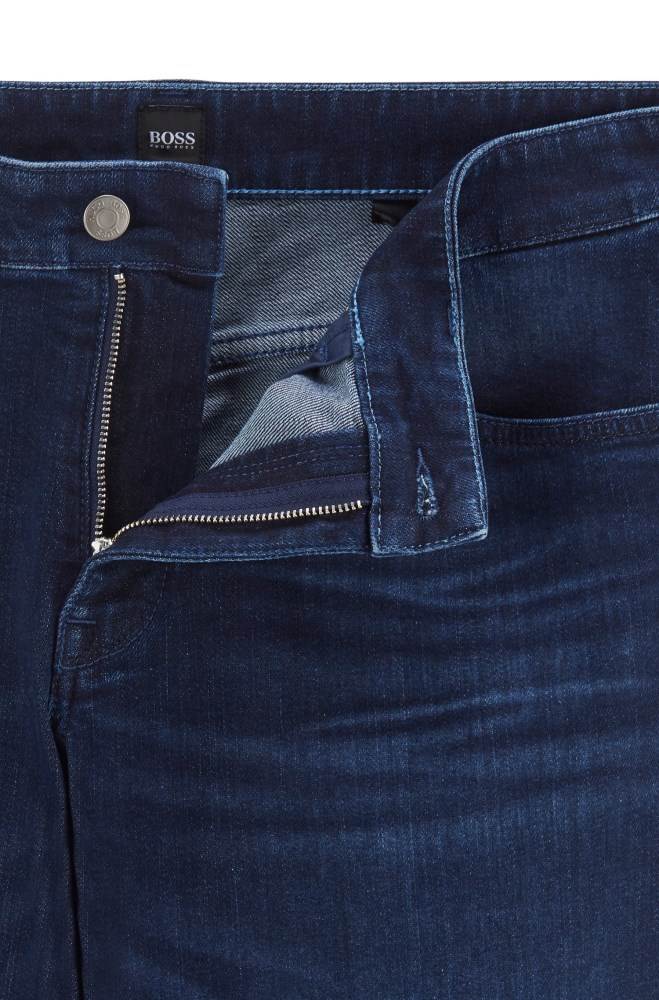 Hugo Boss Regular-fit jeans Mørke Blå | TBNwIwYd