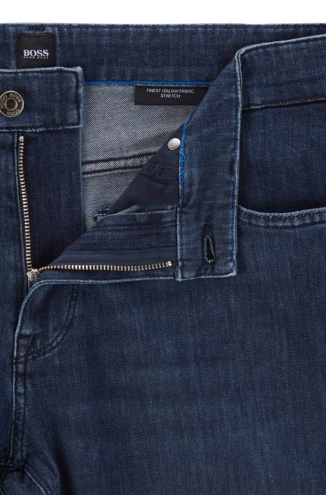 Hugo Boss Regular-fit jeans Mørke Blå | mapJTRi7