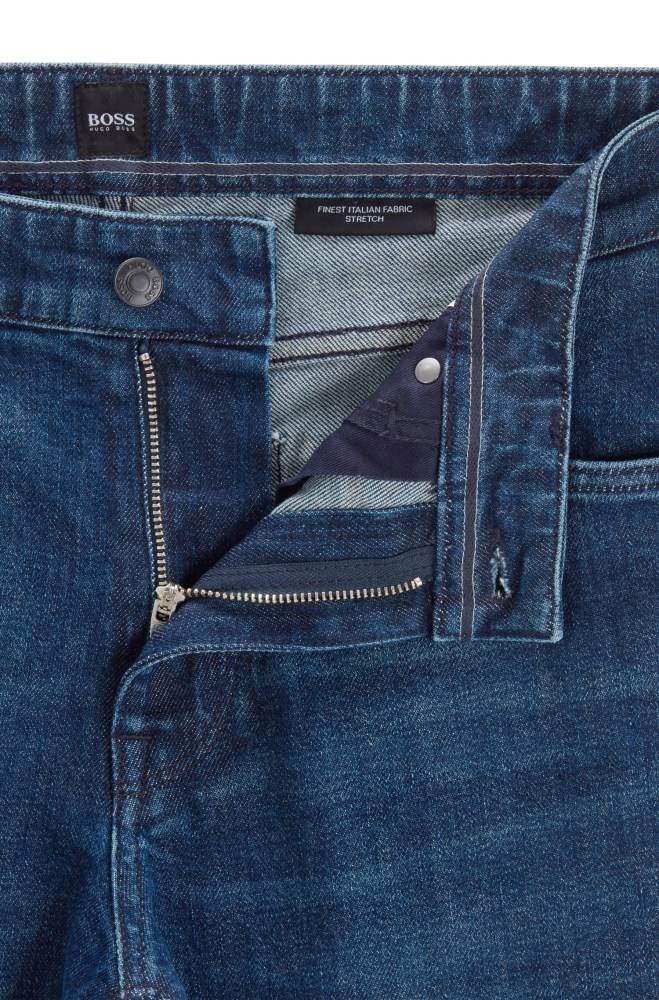 Hugo Boss Regular-fit jeans Mørke Blå | yPNrEZI8