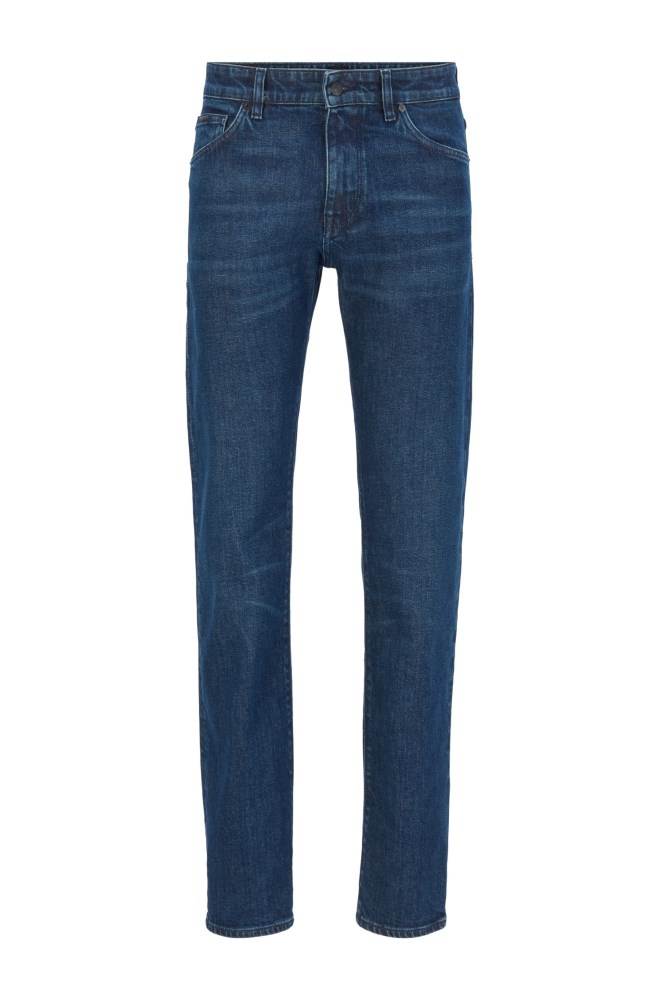 Hugo Boss Regular-fit jeans Mørke Blå | yPNrEZI8