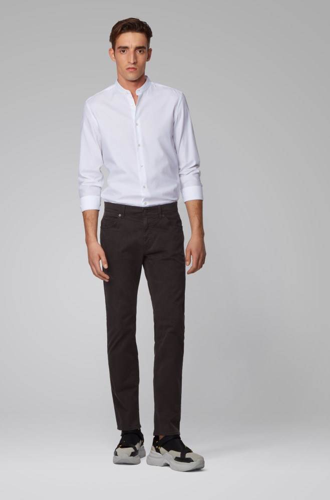 Hugo Boss Regular-fit jeans Svarte | BHR3lF9M