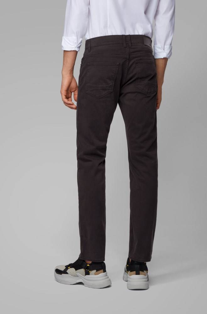 Hugo Boss Regular-fit jeans Svarte | BHR3lF9M