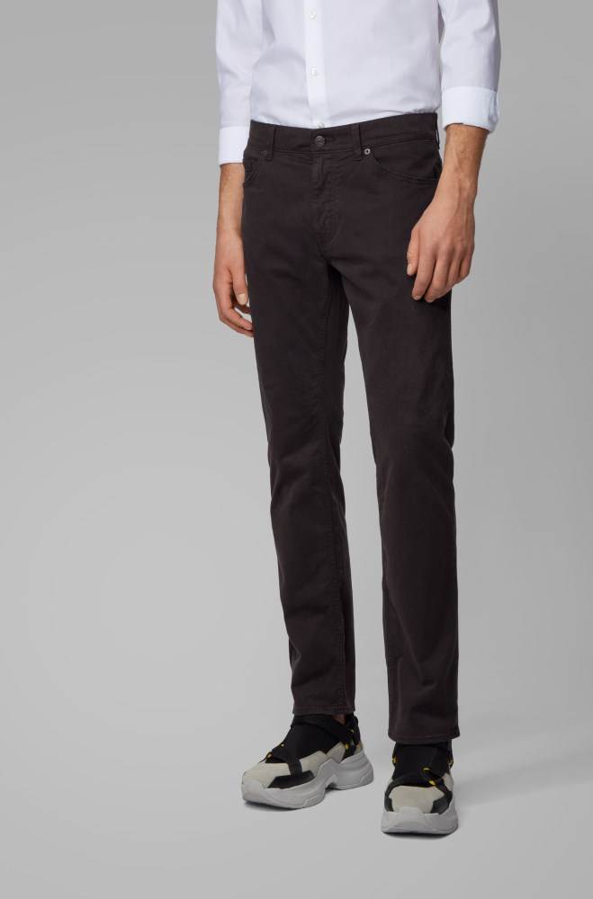 Hugo Boss Regular-fit jeans Svarte | BHR3lF9M