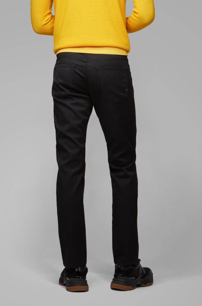 Hugo Boss Regular-fit jeans Svarte | alSkSFTX