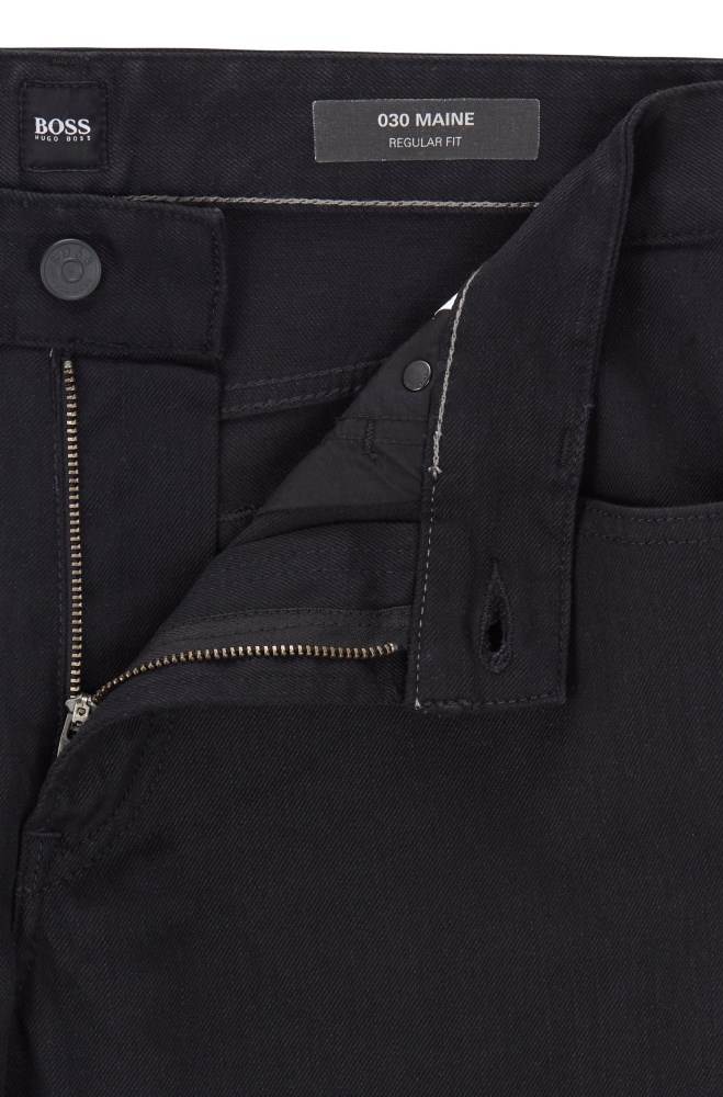 Hugo Boss Regular-fit jeans Svarte | alSkSFTX