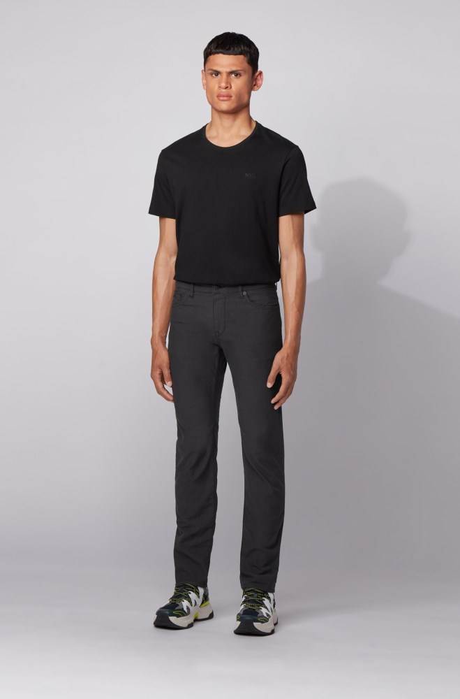 Hugo Boss Regular-fit jeans Svarte | wiaJe8tE