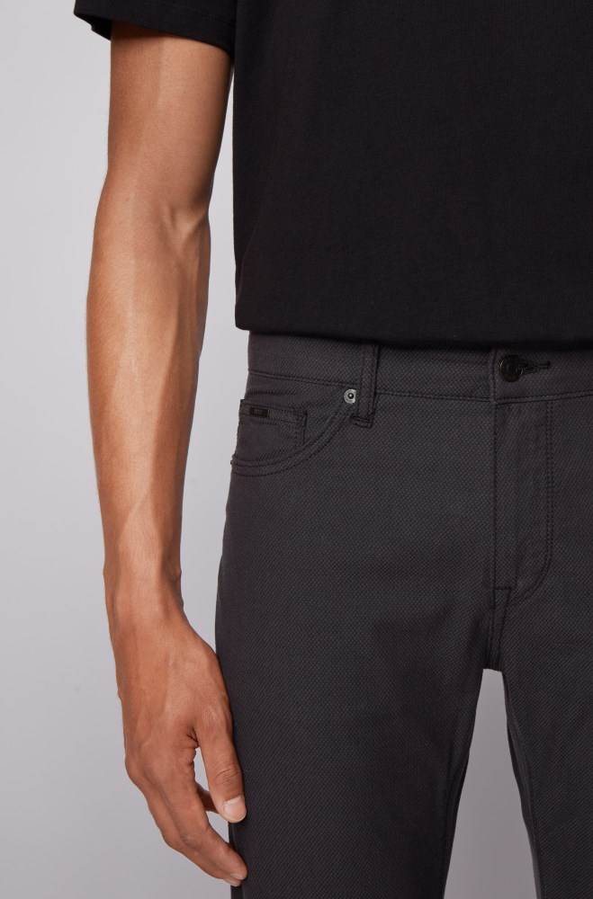 Hugo Boss Regular-fit jeans Svarte | wiaJe8tE