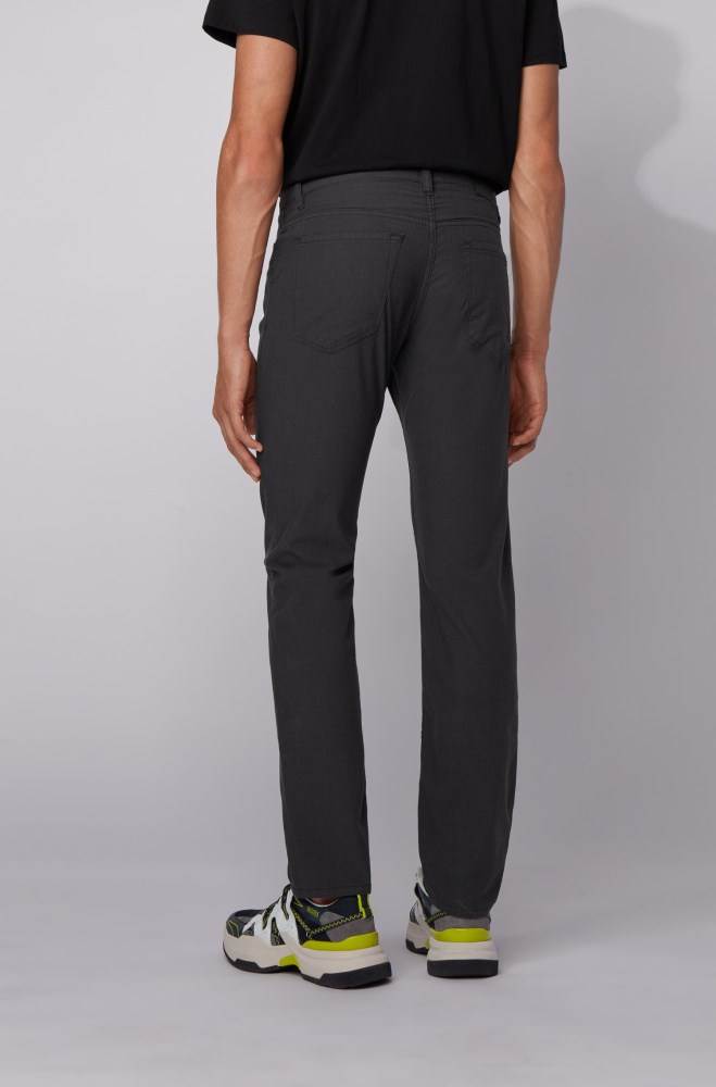 Hugo Boss Regular-fit jeans Svarte | wiaJe8tE