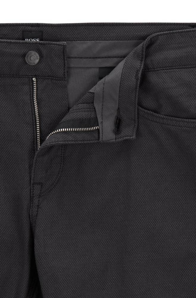 Hugo Boss Regular-fit jeans Svarte | wiaJe8tE