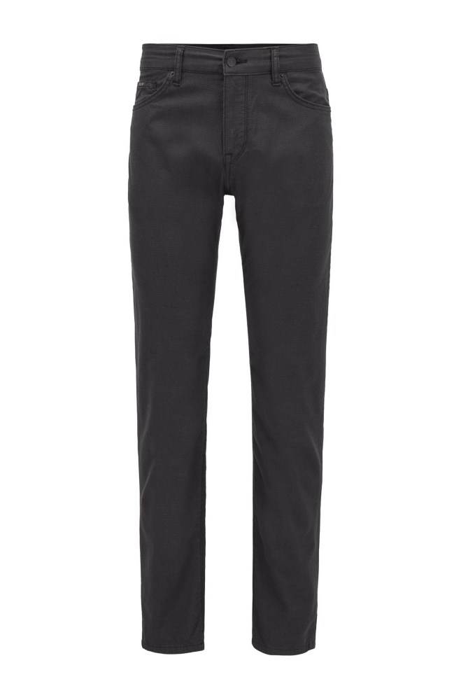 Hugo Boss Regular-fit jeans Svarte | wiaJe8tE