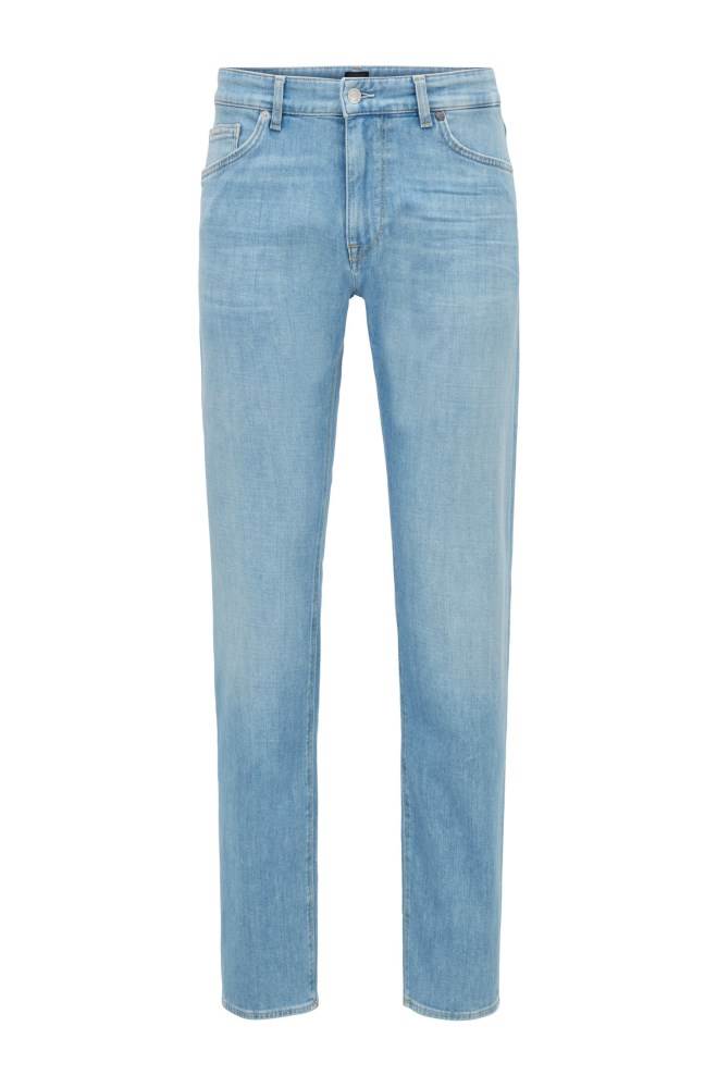 Hugo Boss Regular-fit jeans Turkis | sOXrpqtW