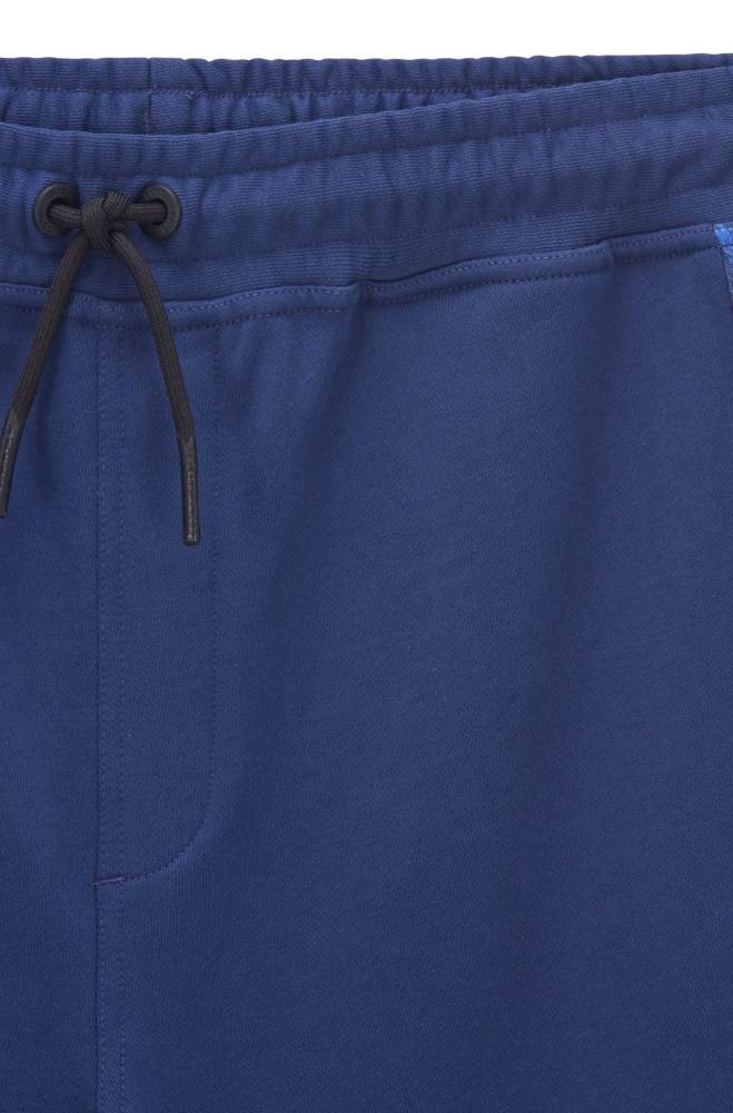 Hugo Boss Regular-fit jogging trousers Mørke Blå | TFXfFG9X