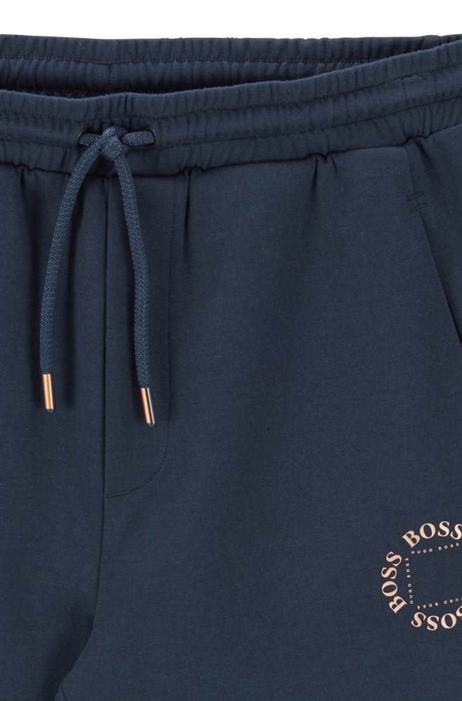 Hugo Boss Regular-fit jogging trousers Mørke Blå | YX3uTq8J