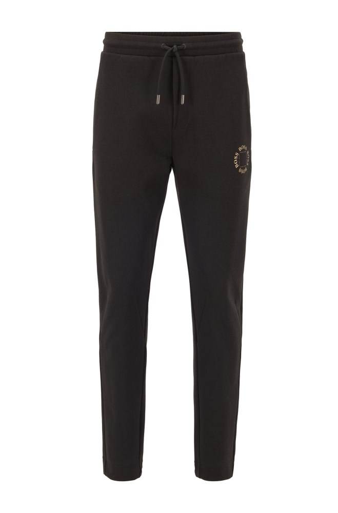 Hugo Boss Regular-fit jogging trousers Svarte | h9MLGFDz