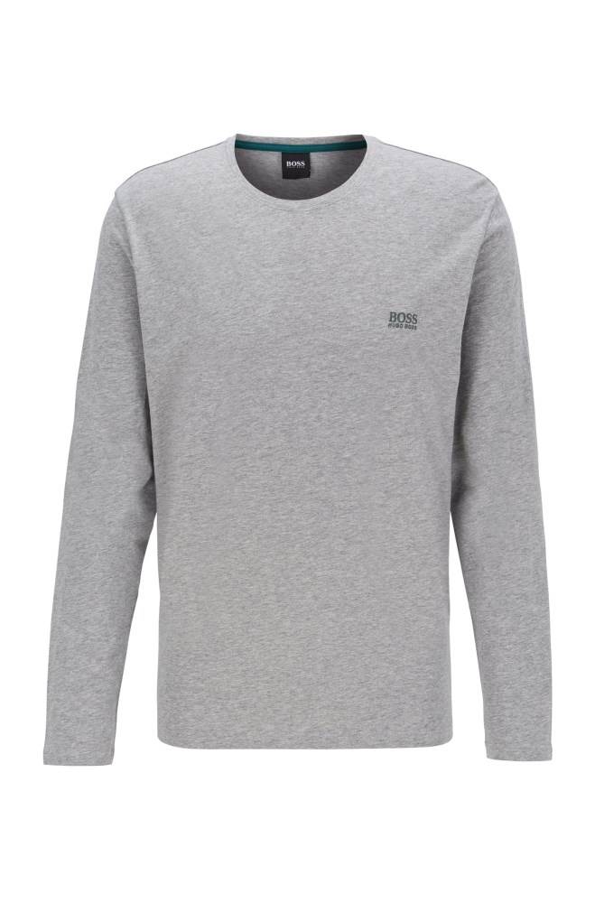 Hugo Boss Regular-fit loungewear top Grå | 2erkUgj6