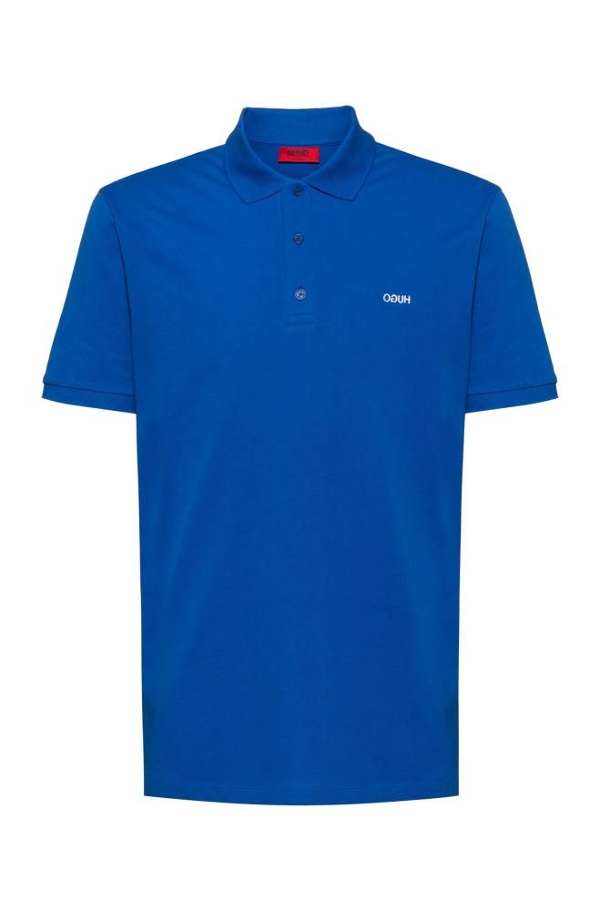 Hugo Boss Regular-fit polo shirt Blå | EouFPFhA