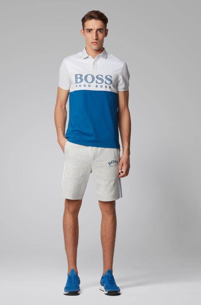 Hugo Boss Regular-fit polo shirt Blå | IYZCJtgC