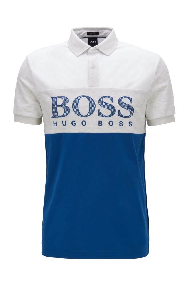 Hugo Boss Regular-fit polo shirt Blå | IYZCJtgC