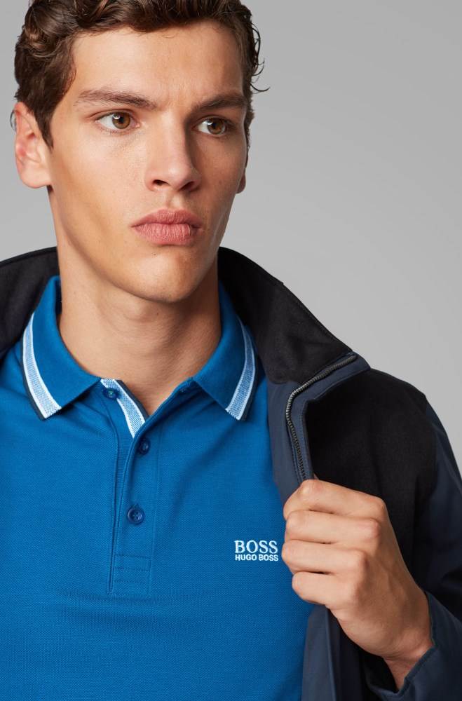 Hugo Boss Regular fit polo shirt Blå | Z4p1fXzw