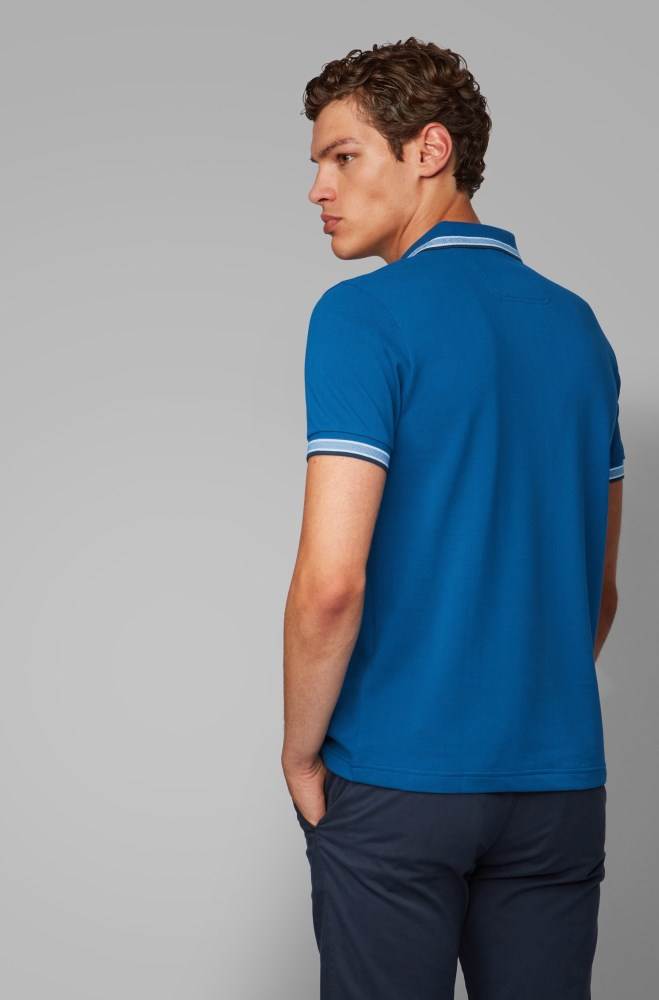 Hugo Boss Regular fit polo shirt Blå | Z4p1fXzw