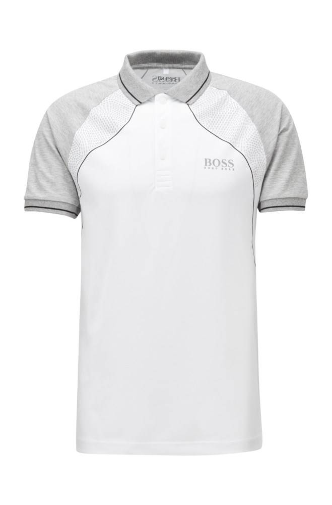 Hugo Boss Regular-fit polo shirt Hvite | RIJf5kGx