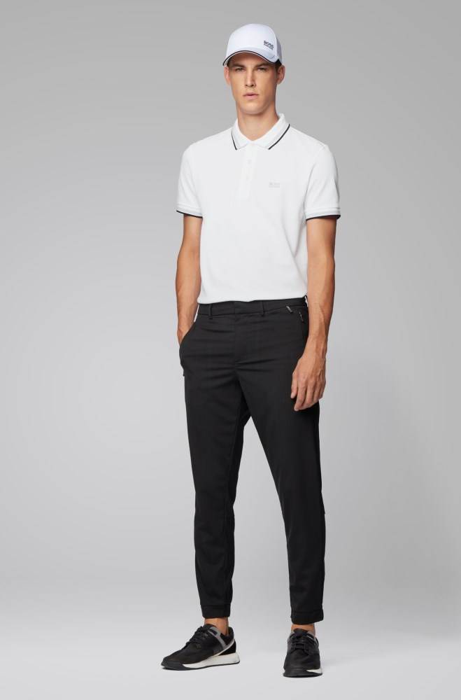 Hugo Boss Regular fit polo shirt Hvite | xmEgY1gu