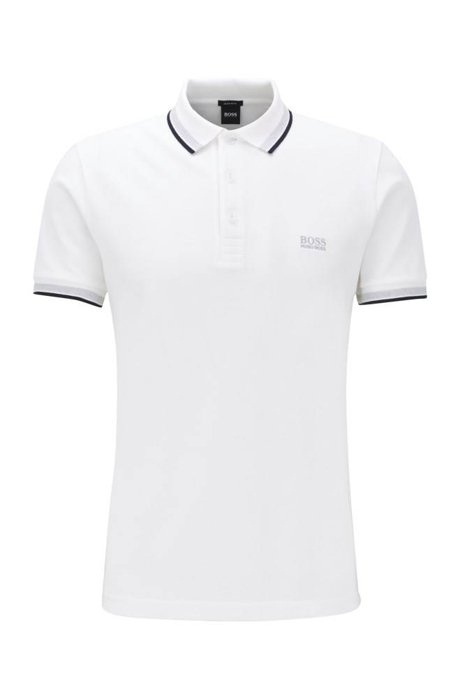 Hugo Boss Regular fit polo shirt Hvite | xmEgY1gu