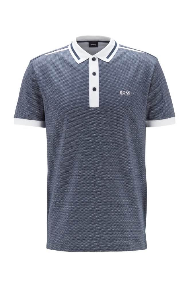 Hugo Boss Regular-fit polo shirt Mørke Blå | IgZ5qx4V