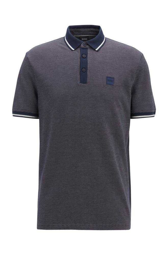 Hugo Boss Regular-fit polo shirt Mørke Blå | NoxXYSWK