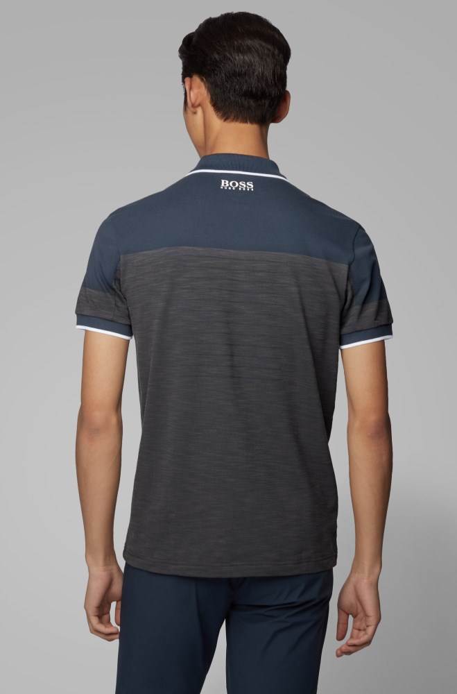 Hugo Boss Regular-fit polo shirt Mørke Blå | b7gvpPhj