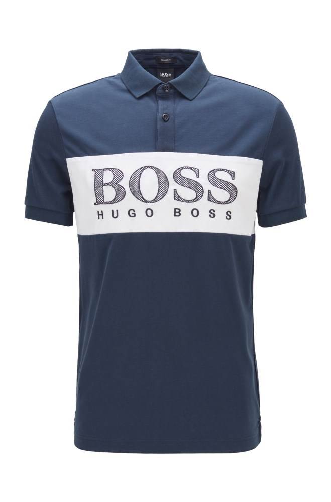 Hugo Boss Regular-fit polo shirt Mørke Blå | kzQYaGju