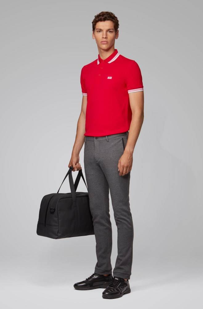 Hugo Boss Regular fit polo shirt Rød | CYxpVReb