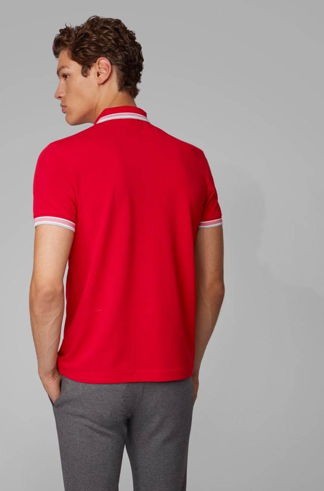 Hugo Boss Regular fit polo shirt Rød | CYxpVReb