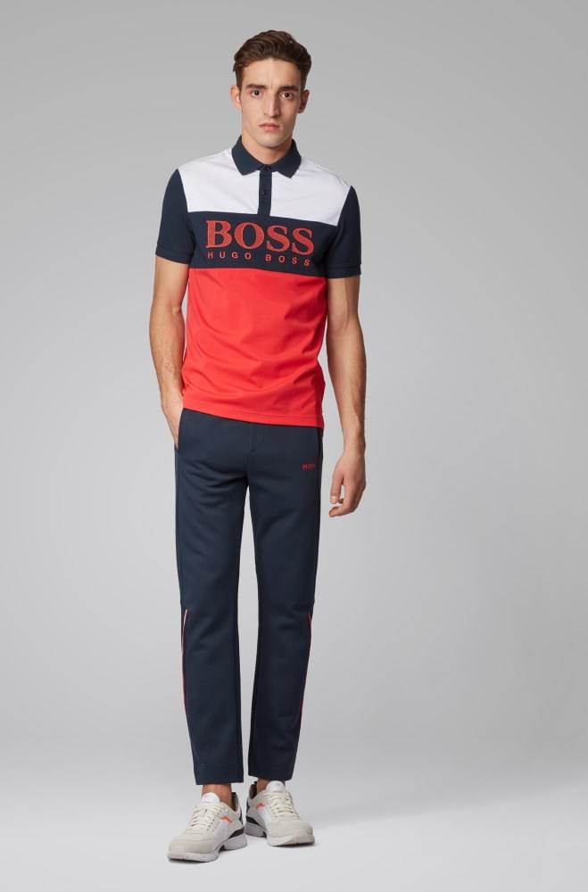 Hugo Boss Regular-fit polo shirt Rød | THsEWfgL