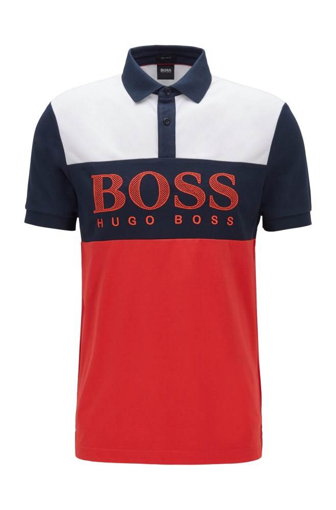 Hugo Boss Regular-fit polo shirt Rød | THsEWfgL