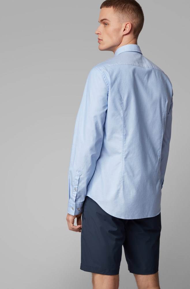 Hugo Boss Regular-fit shirt Blå | LSVeHdet