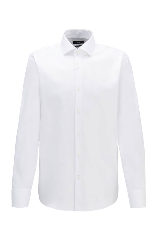 Hugo Boss Regular-fit shirt Hvite | Ffg5vhrH